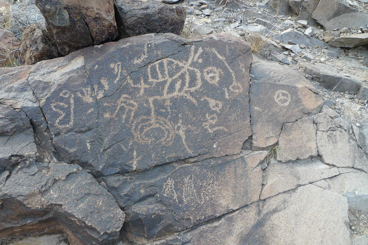 Petroglyphs near Las Vegas